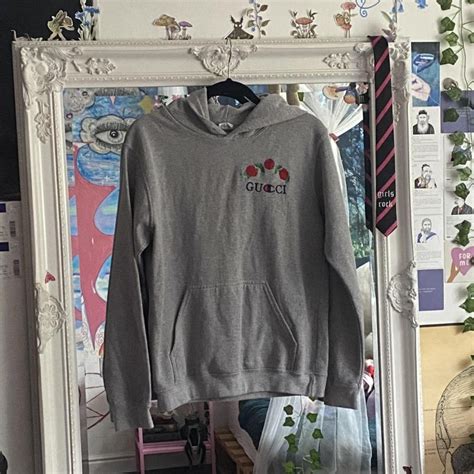 grey gucci hoodie men's|gucci champion hoodie cheap.